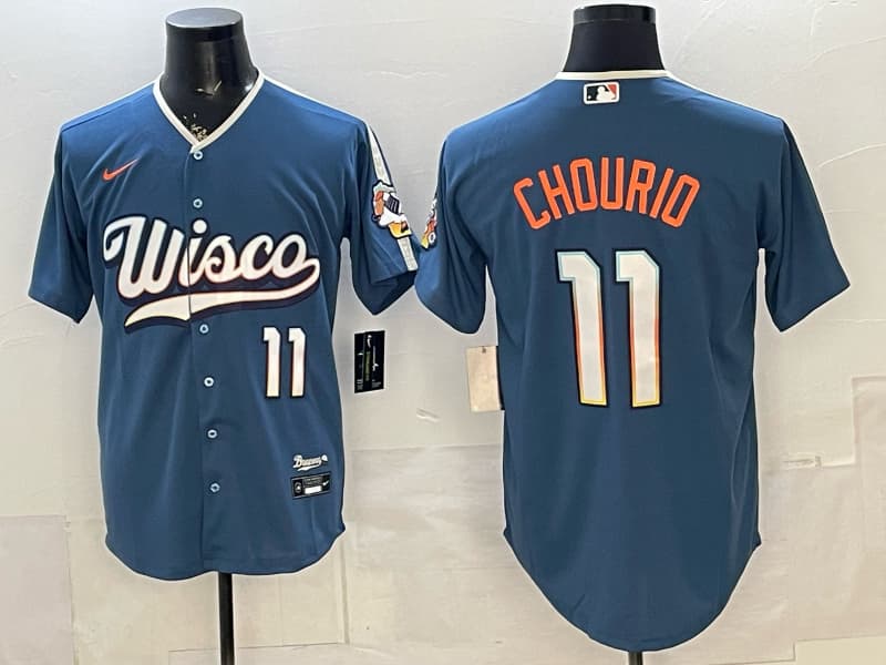 Milwaukee Brewers 2026 City Connect Vapor Premier Limited Jersey - All Stitched Jackson Chourio