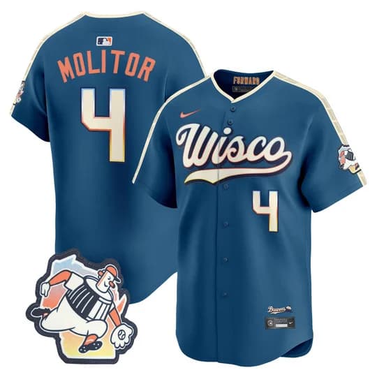 Milwaukee Brewers 2026 City Connect Vapor Premier Limited Jersey - All Stitched Paul Molitor4