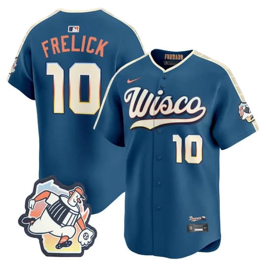 Milwaukee Brewers 2026 City Connect Vapor Premier Limited Jersey - All Stitched Sal Frelick10