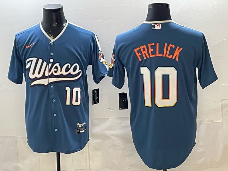 Milwaukee Brewers 2026 City Connect Vapor Premier Limited Jersey - All Stitched Sal Frelick10