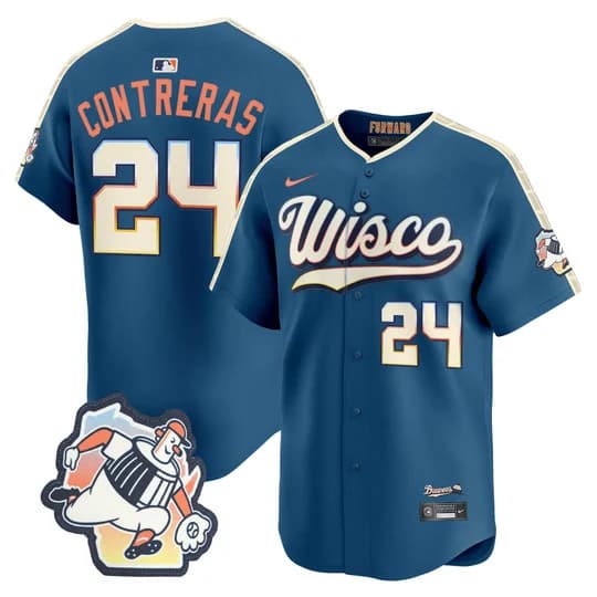 Milwaukee Brewers 2026 City Connect Vapor Premier Limited Jersey - All Stitched William Contreras