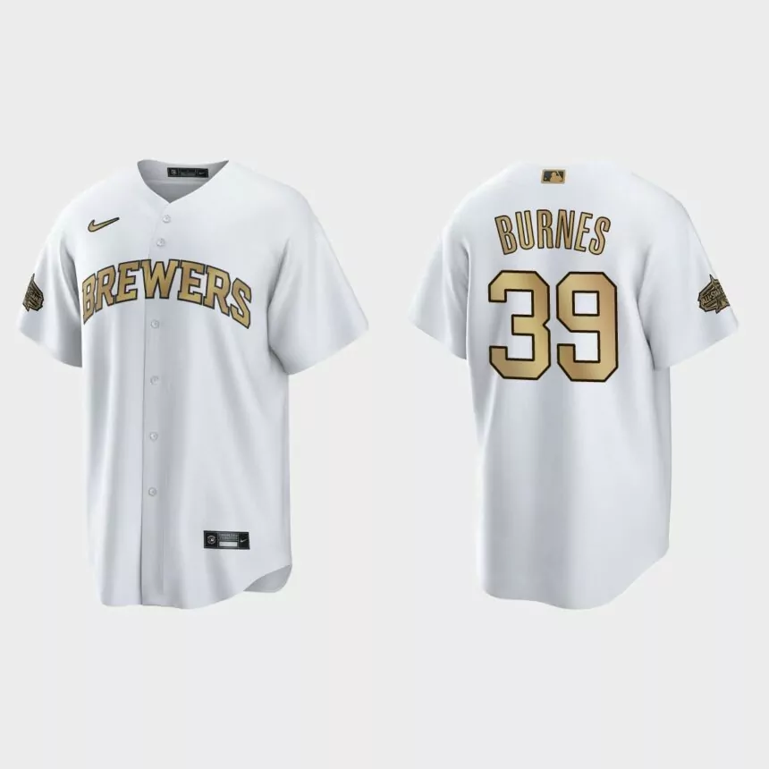 Milwaukee Brewers Corbin Burnes 2022 MLB All-Star Game Replica Jersey – White