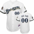 Milwaukee Brewers Home Custom MLB Jersey