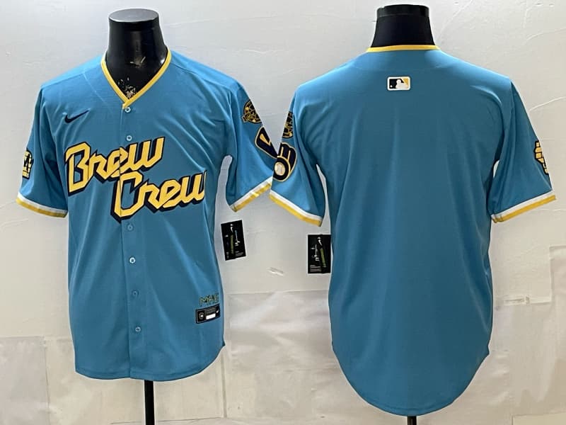Milwaukee Brewers baseball Jersey - All Stitched