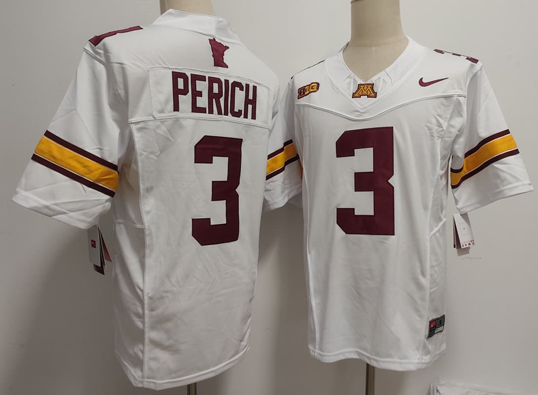 Minnesota Golden Gophers #3 Koi Perich