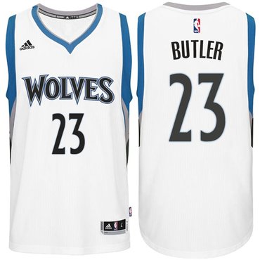 Minnesota Timberwolves #23 Jimmy Butler Home White New Swingman Jersey