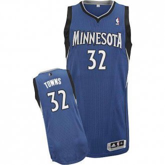 Minnesota Timberwolves #32 Karl-Anthony Towns Blue Stitched NBA Jersey