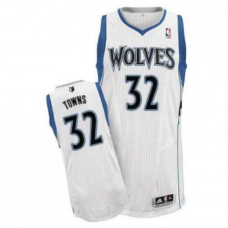 Minnesota Timberwolves #32 Karl-Anthony Towns White Stitched NBA Jersey