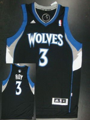 Minnesota Timberwolves 3 Brandon Roy Black Revolution 30 Swingman NBA Jerseys
