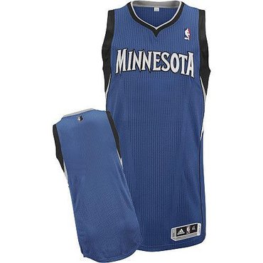 Minnesota Timberwolves Revolution 30 Blank Blue Stitched NBA Jersey