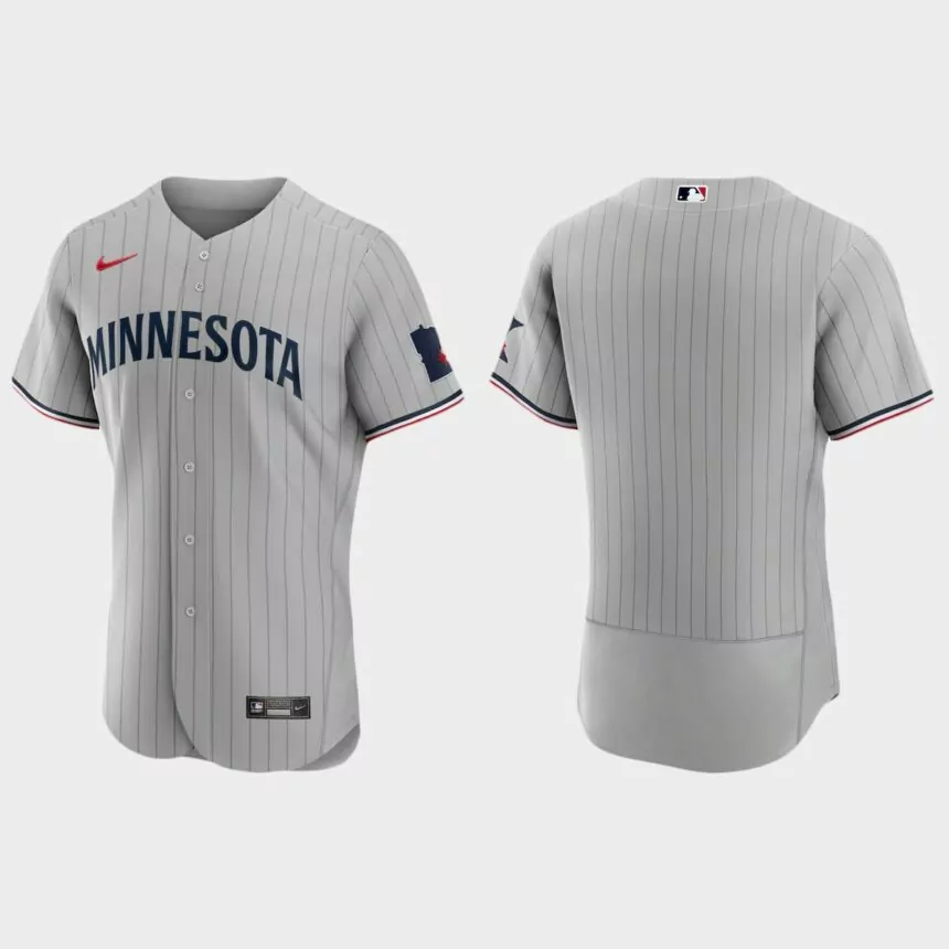 Minnesota Twins 2023 Authentic Team Jersey – Gray