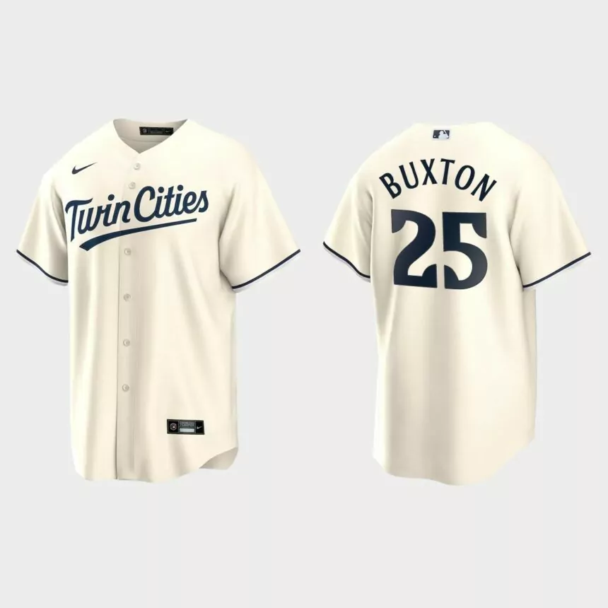 Minnesota Twins Byron Buxton Replica Alternate Jersey – Cream