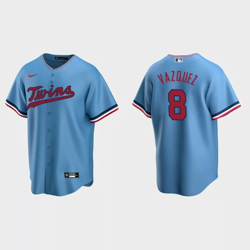 Minnesota Twins Christian Vazquez Replica Alternate Jersey – Light Blue
