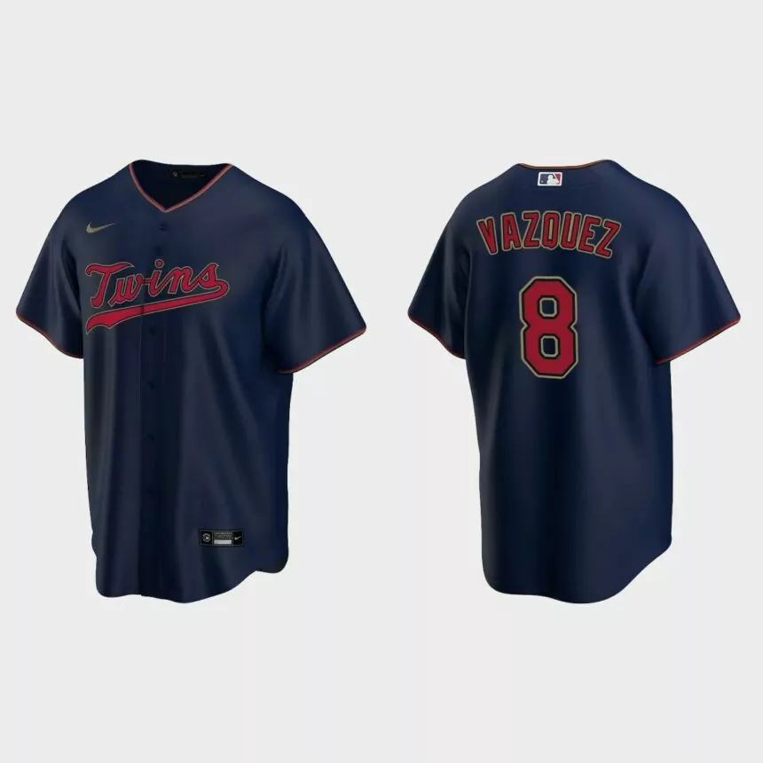 Minnesota Twins Christian Vazquez Replica Alternate Jersey – Nav