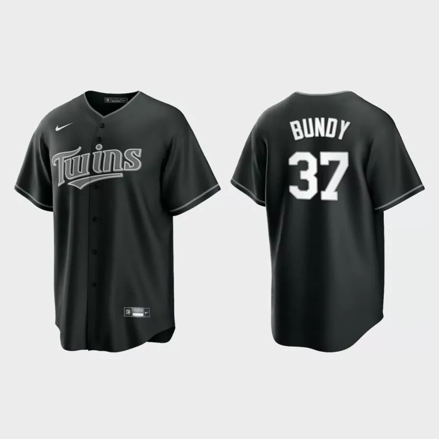 Minnesota Twins Dylan Bundy Replica Official Jersey – Black White
