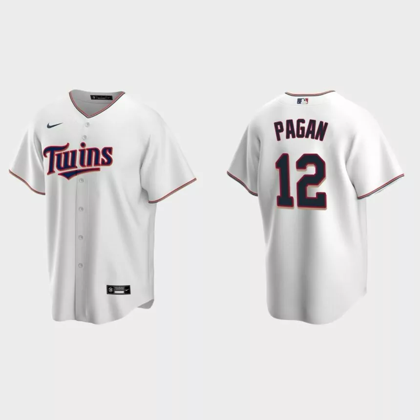 Minnesota Twins Emilio Pagan Replica Home Jersey – White