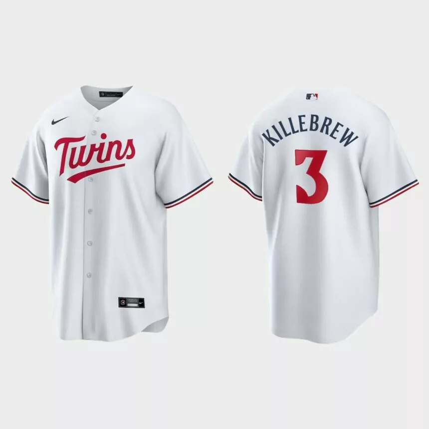 Minnesota Twins Harmon Killebrew Replica Home Jersey – White