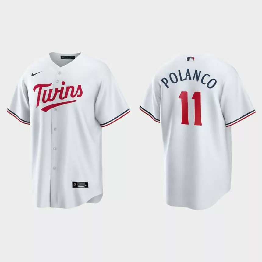 Minnesota Twins Jorge Polanco Replica Home Jersey – White
