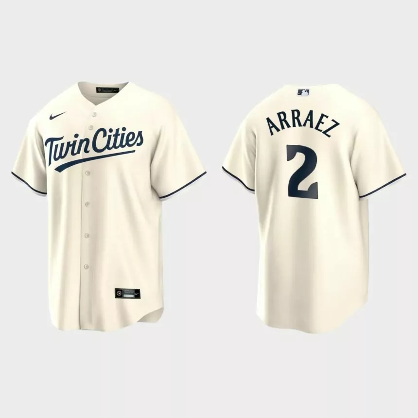 Minnesota Twins Luis Arraez Replica Alternate Jersey – Cream