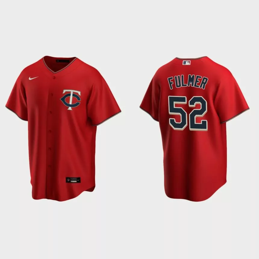 Minnesota Twins Michael Fulmer Replica Alternate Jersey – Red