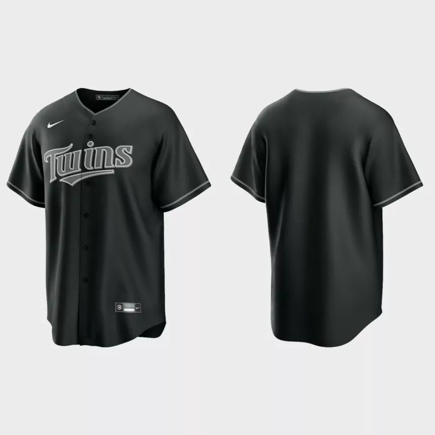 Minnesota Twins Replica Jersey – Black White