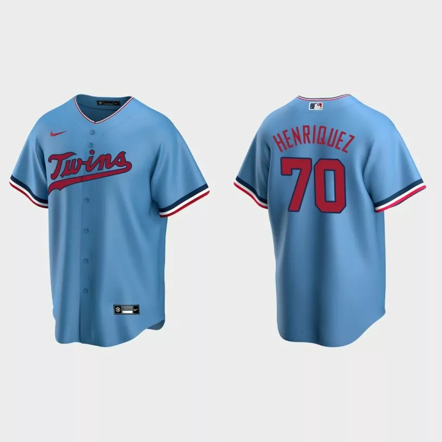 Minnesota Twins Ronny Henriquez Replica Alternate Jersey – Light Blue