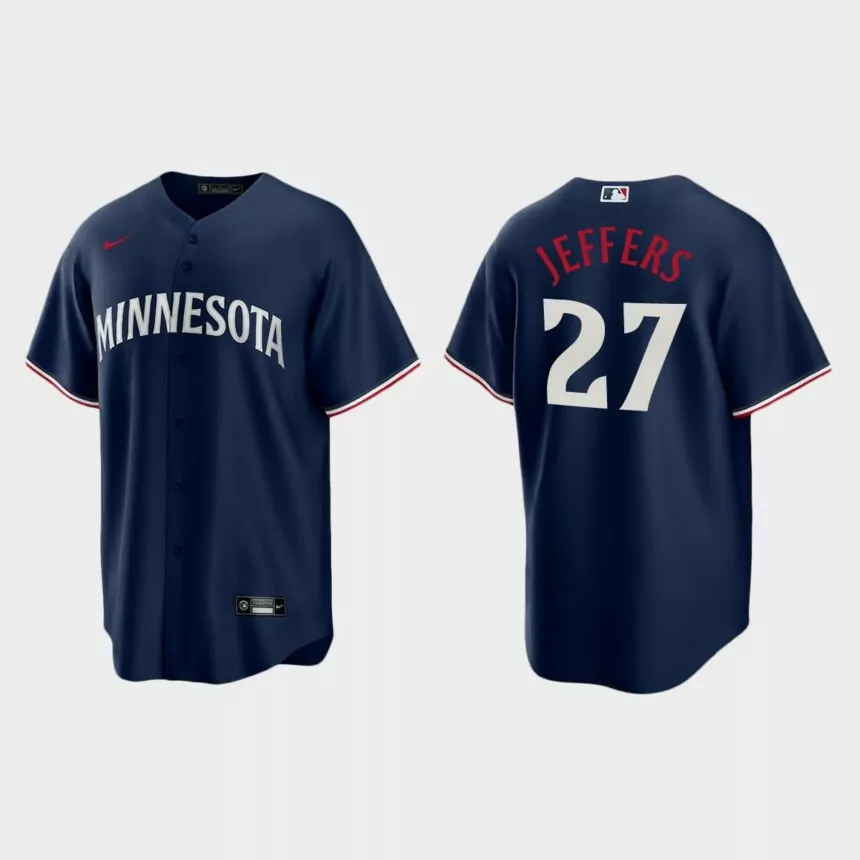 Minnesota Twins Ryan Jeffers Replica Alternate Jersey – Navy