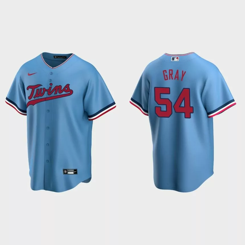 Minnesota Twins Sonny Gray Replica Alternate Jersey – Light Blue