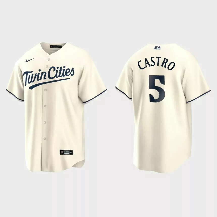 Minnesota Twins Willi Castro Replica Alternate Jersey – Cream