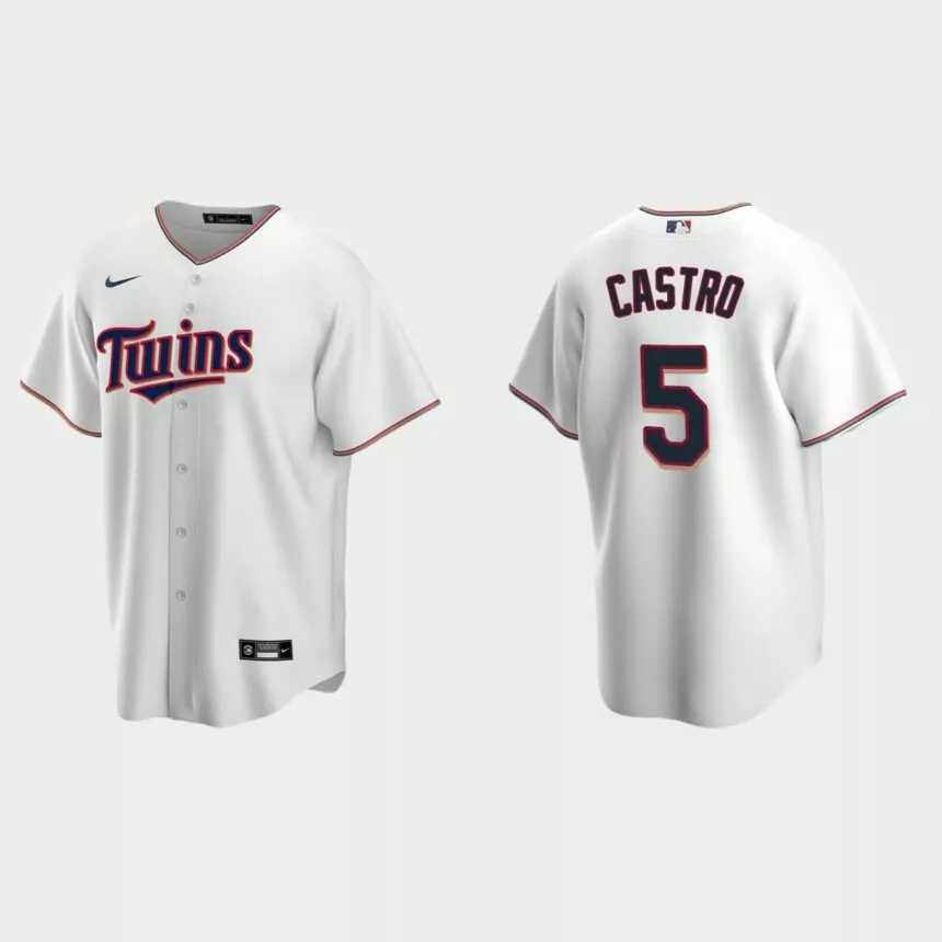 Minnesota Twins Willi Castro Replica Home Jersey – White