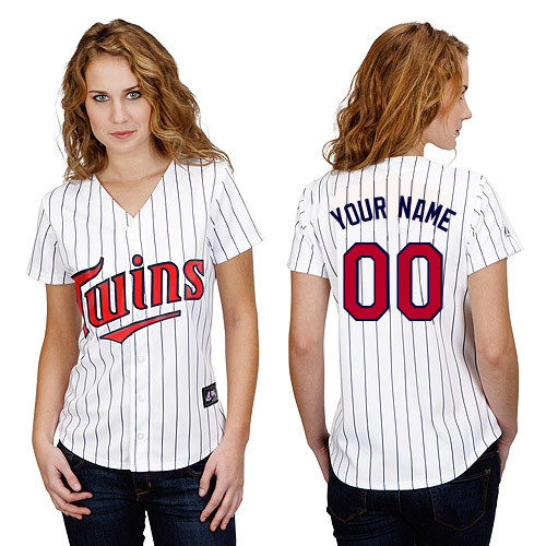 Minnesota Twins Women's Personalized Replica Jersey by Majestic Athletic