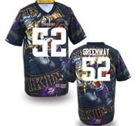 Minnesota Vikings #52 GREENWAY Men's Stitched NFL Elite Fanatical Version Jersey (1)