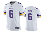 Minnesota Vikings #6 Lewis Cine White Vapor Limited Jersey