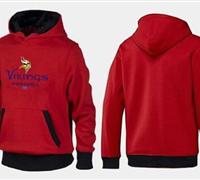 Minnesota Vikings Critical Victory Pullover Hoodie Red & Black