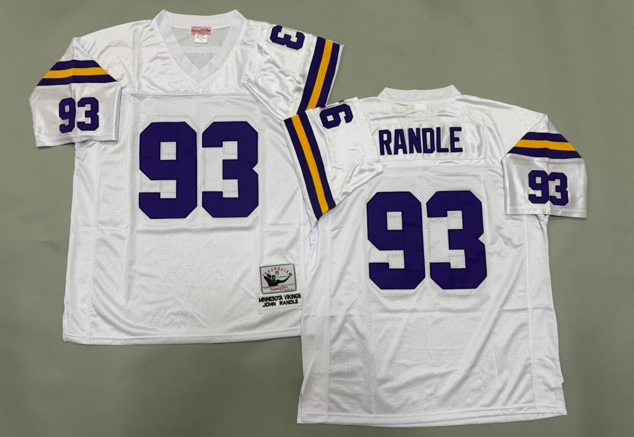 Minnesota Vikings John Randle Mitchell and Ness   Throwback  Jersey