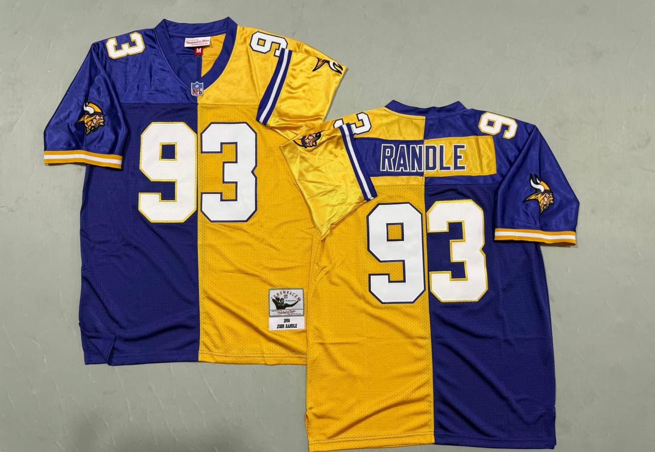Minnesota Vikings John Randle Mitchell and Ness  Throwback Jersey