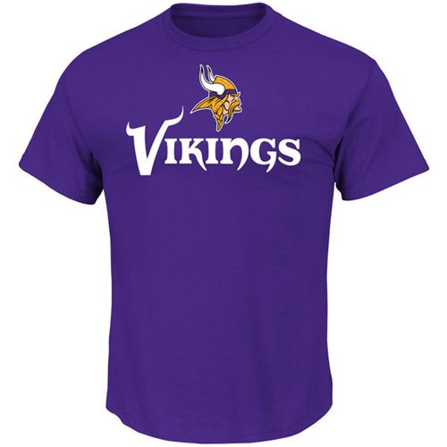Minnesota Vikings Majestic Critical Victory T-Shirt Purple