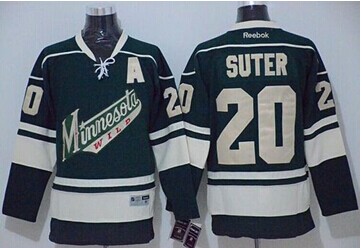 Minnesota Wild #20 Ryan Suter Green Stitched NHL Jersey