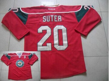 Minnesota Wild #20 Ryan Suter Red Stitched NHL Jersey