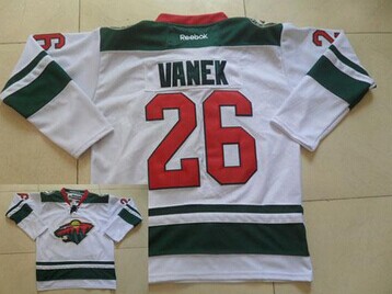 Minnesota Wild #26 Thomas Vanek White NHL Jersey