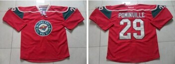 Minnesota Wild #29 Jason Pominville Red Stitched NHL Jersey