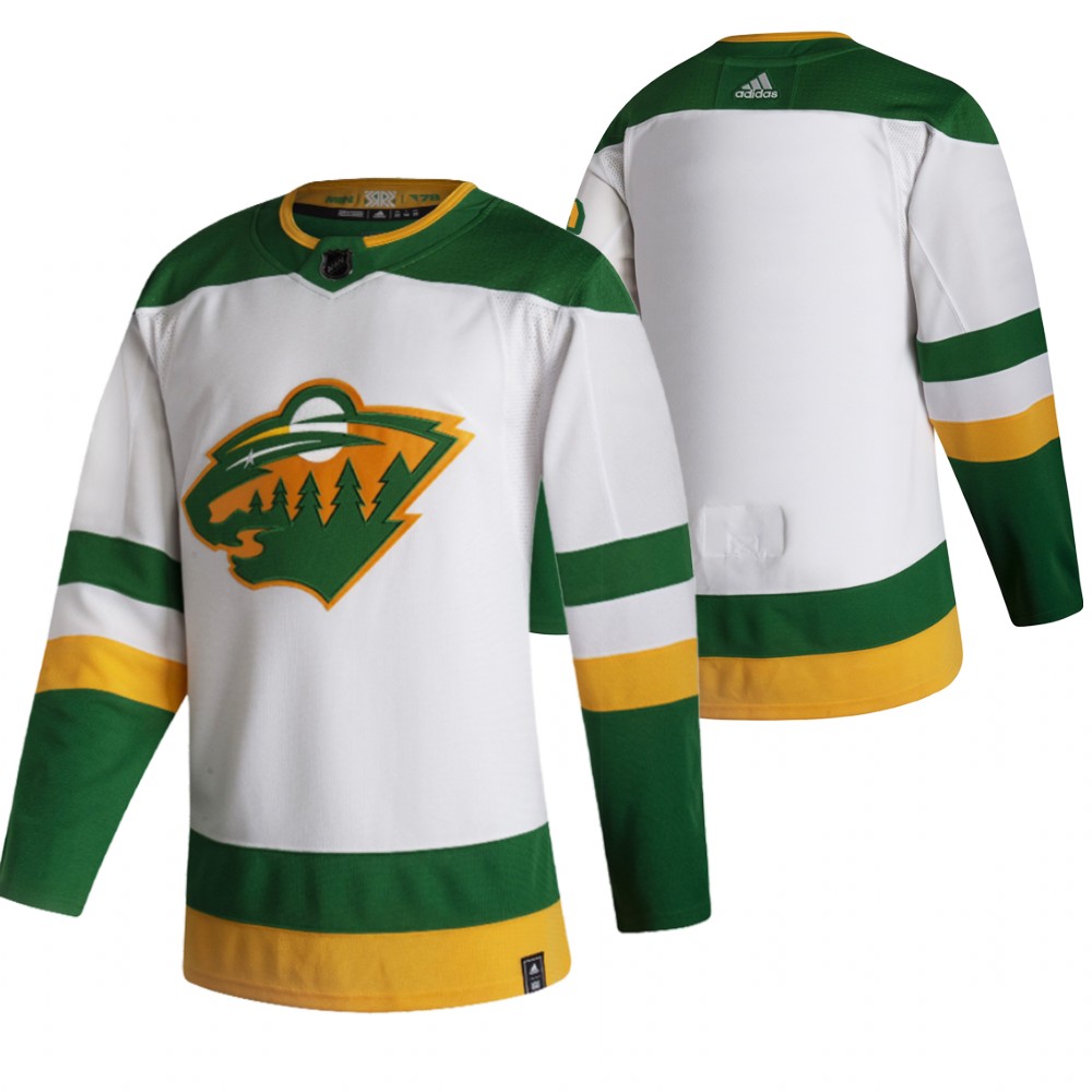 Minnesota Wild 2021 Reverse Retro Blank White Jersey Special Edition Authentic