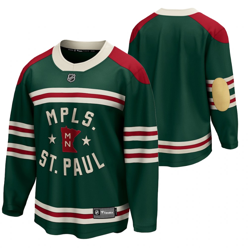 Minnesota Wild Green 2022 Winter Classic State of Hockey Jersey