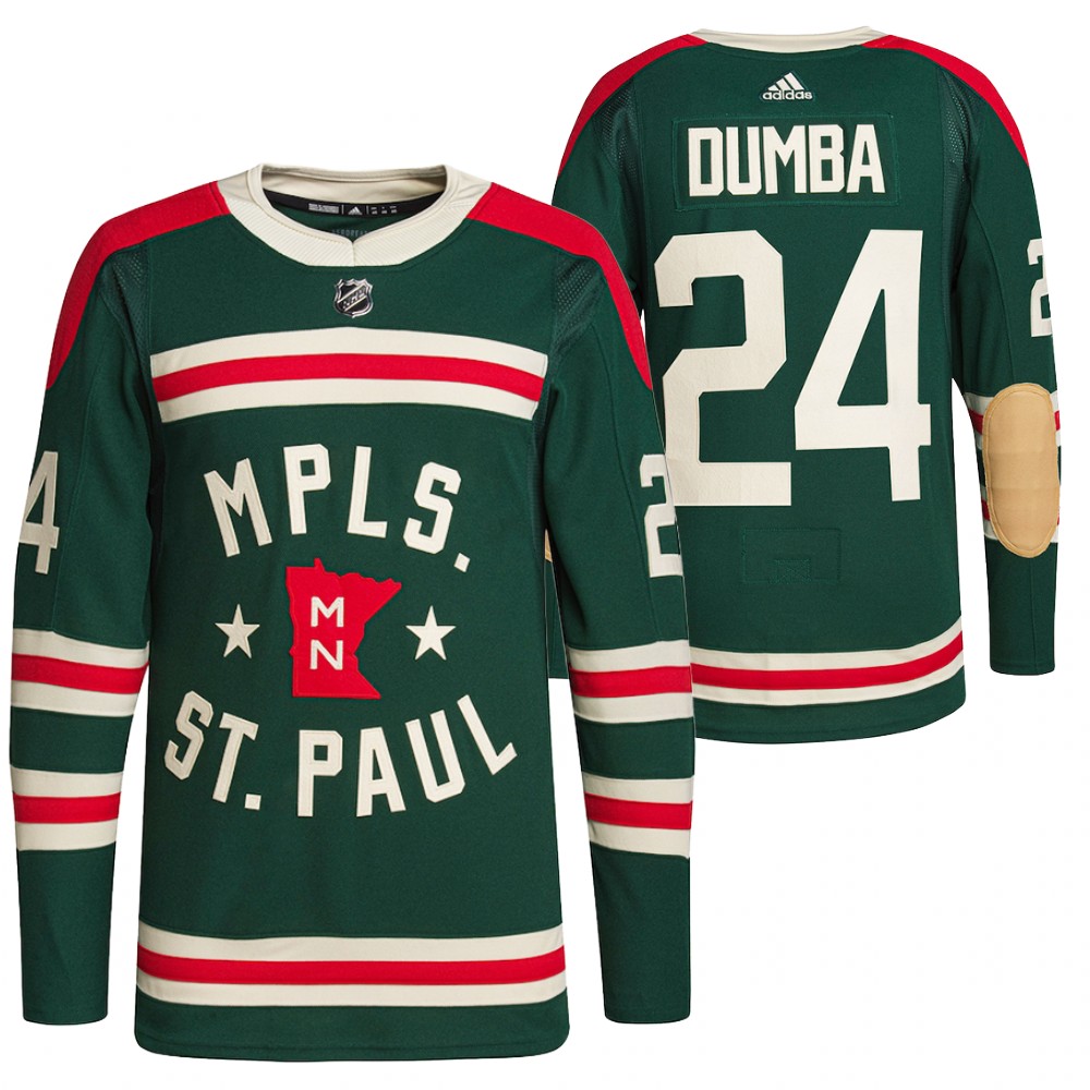 Minnesota Wild Matt Dumba Green 2022 Winter Classic Authentic Jersey