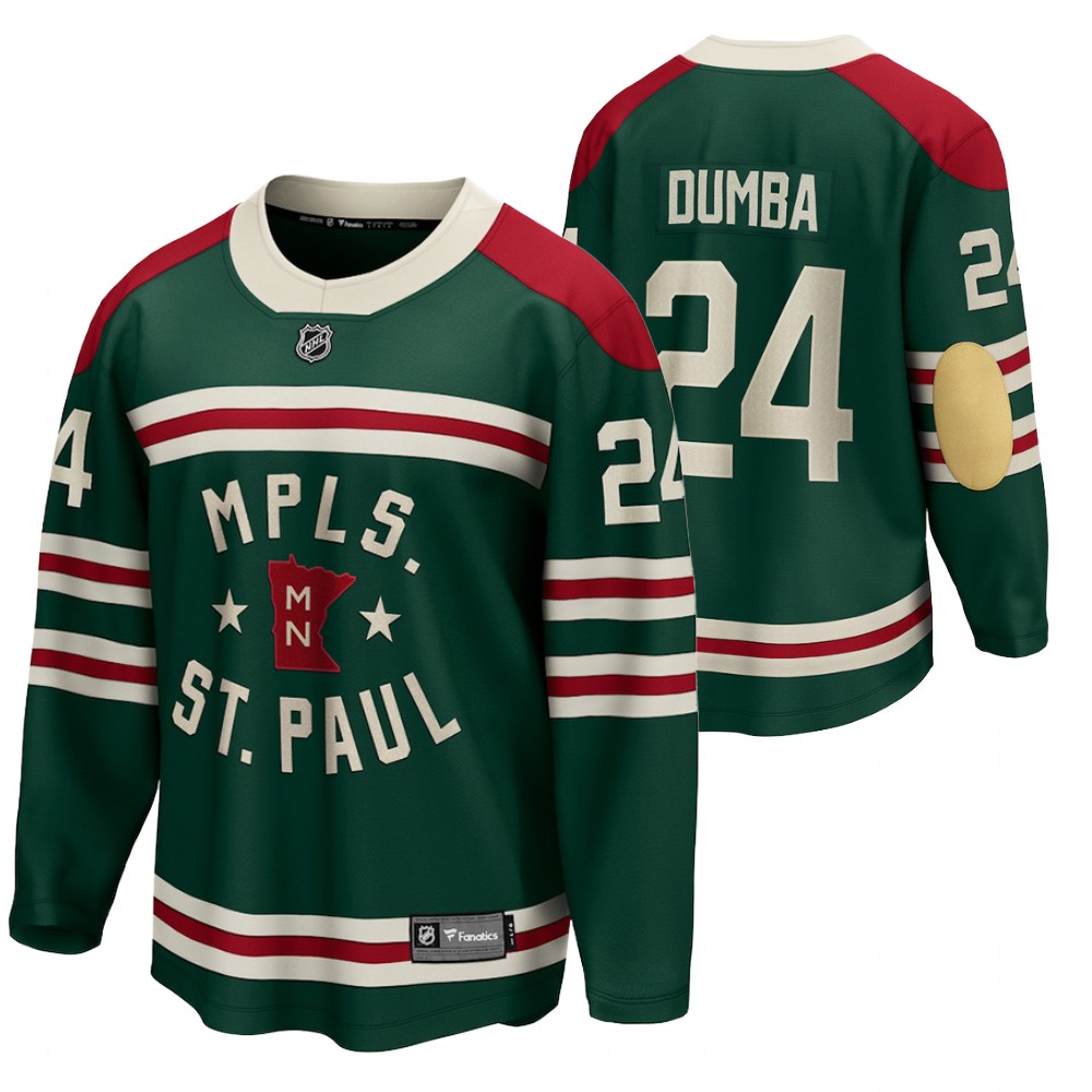 Minnesota Wild Matt Dumba Green 2022 Winter Classic State of Hockey Jersey