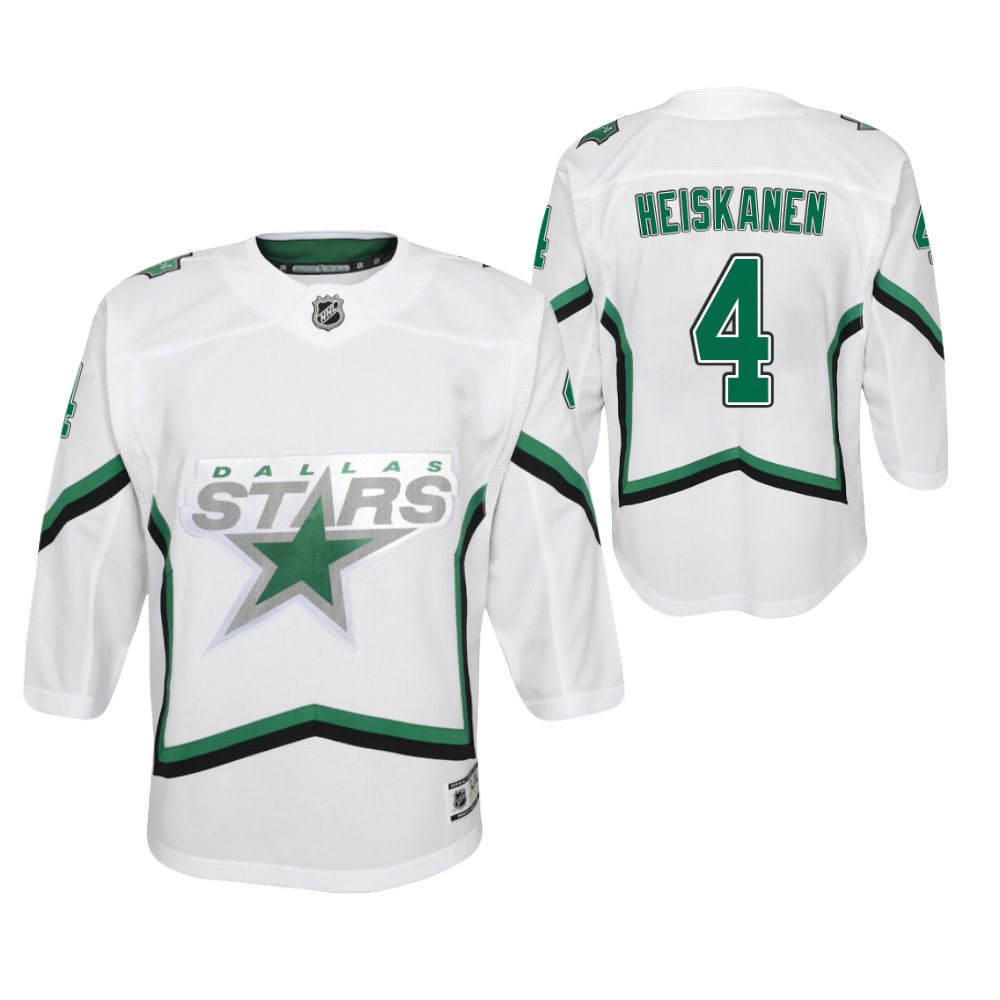 Miro Heiskanen Dallas Stars 2021 Reverse Retro White Youth Jersey Special Edition