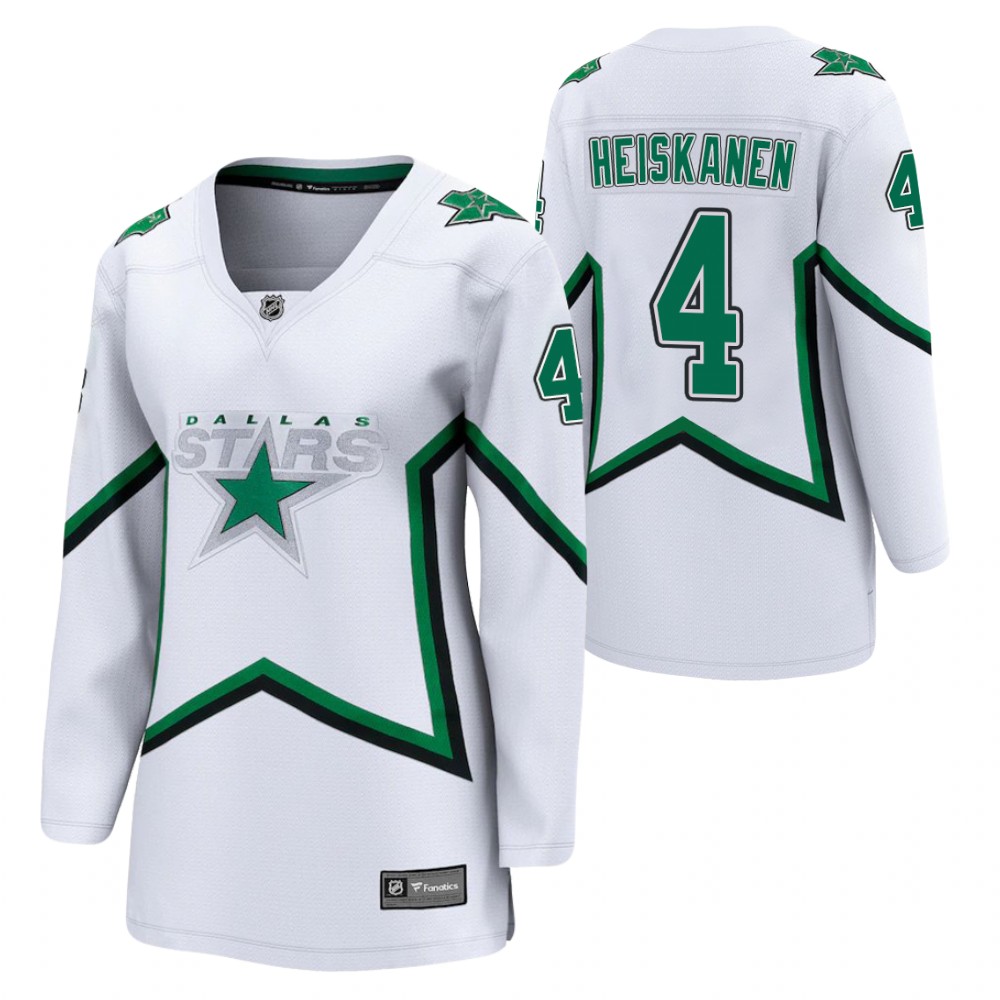 Miro Heiskanen Dallas Stars 2021 Special Edition White Women Jersey
