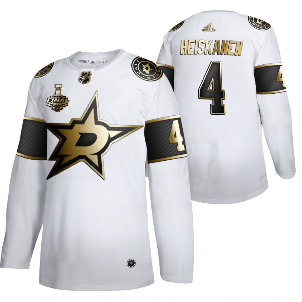 Miro Heiskanen Stars 2020 Stanley Cup Final Bound White Golden Limited Edition Jersey