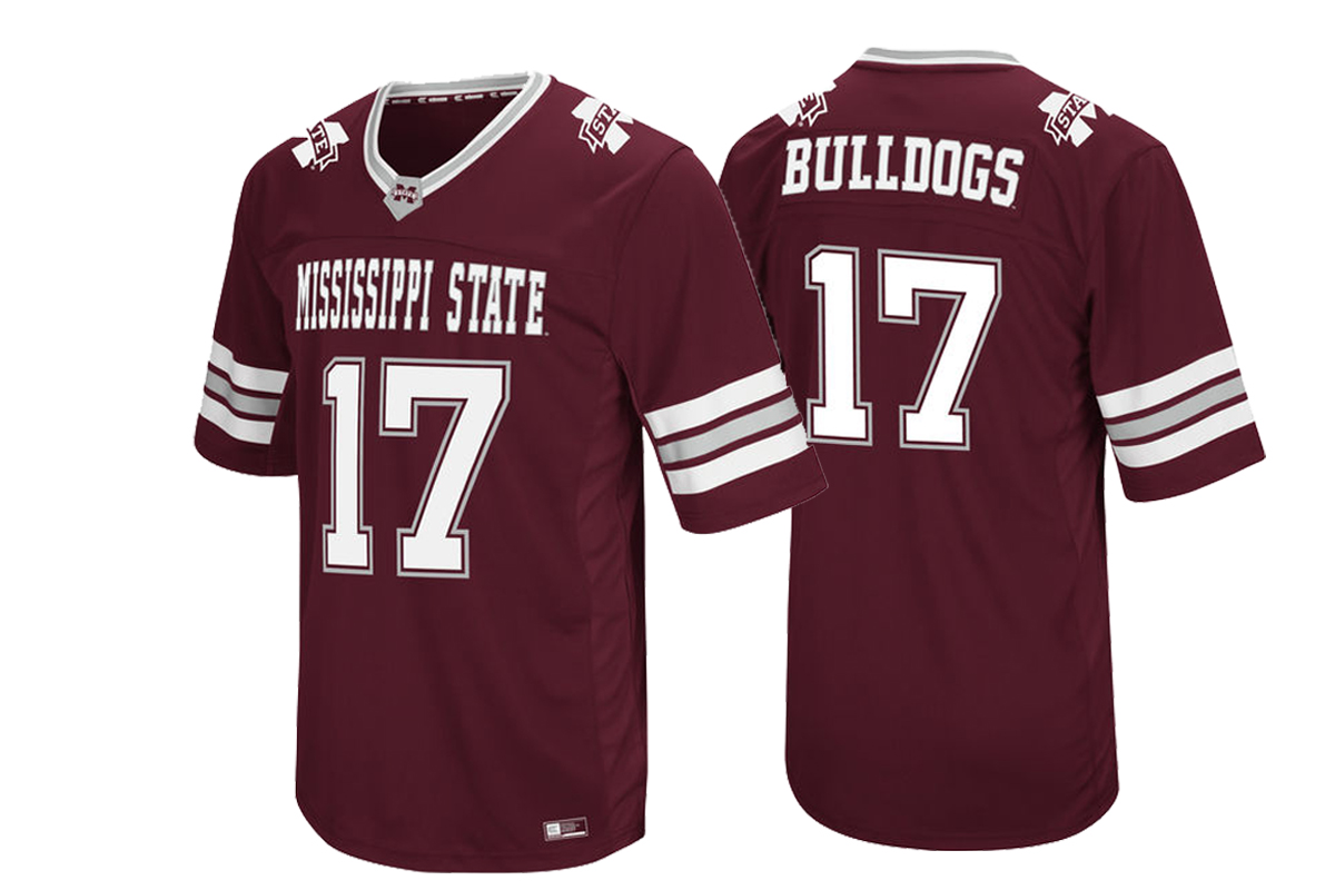 Mississippi State Bulldogs #17 Maroon College Football