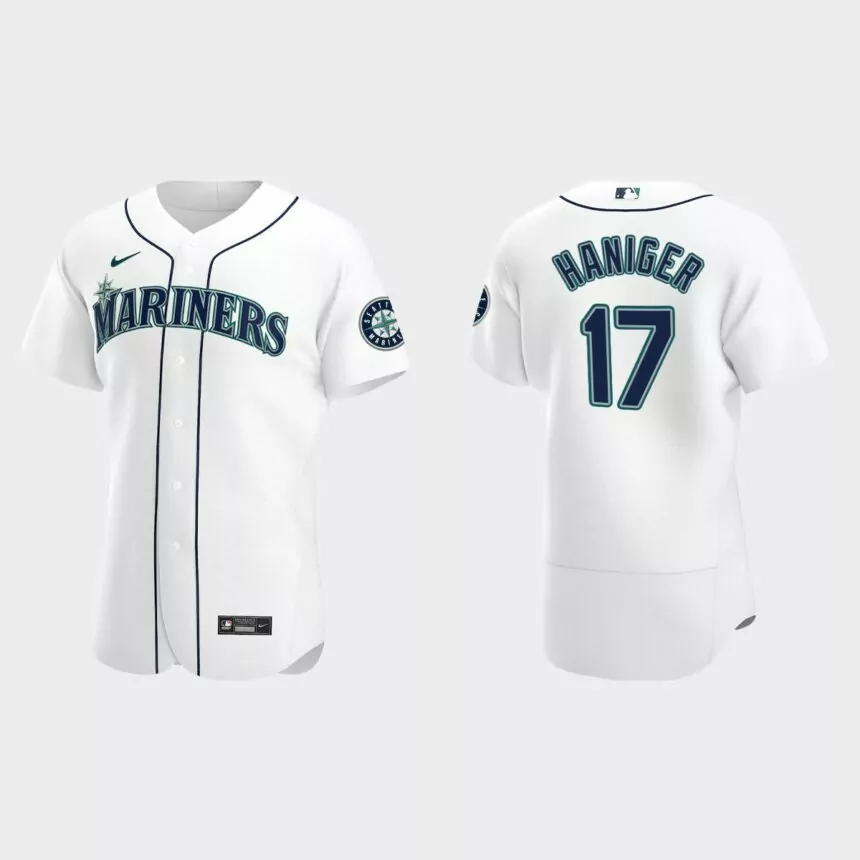 Mitch Haniger #17 Seattle Mariners White Authentic 2020 Home Jersey